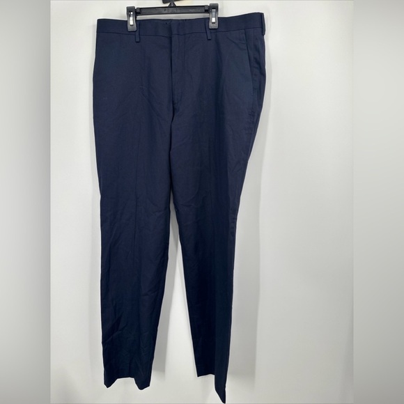 J.CREW Classic Fit Ludlow Suit Pants size 36 x 34 Cotton Twill Navy NWOT - Picture 1 of 3